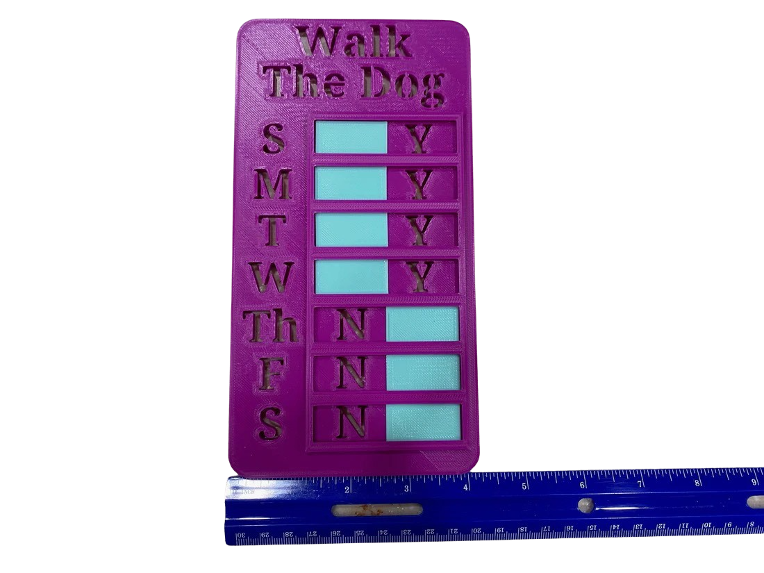 Magnetic Daily Task Board/Chore Board