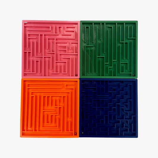 Personal Maze Labyrinth 3D Printed with Plexiglass Cover