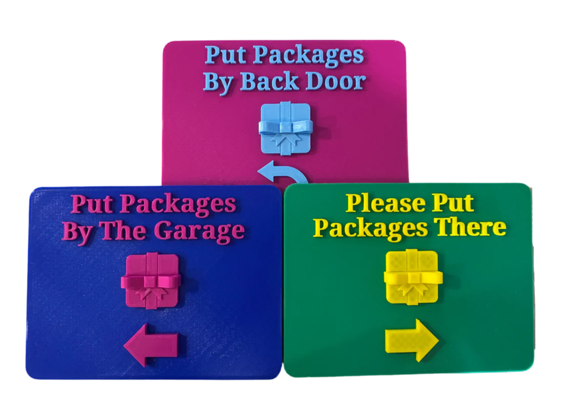 Package Delivery Sign Personalized