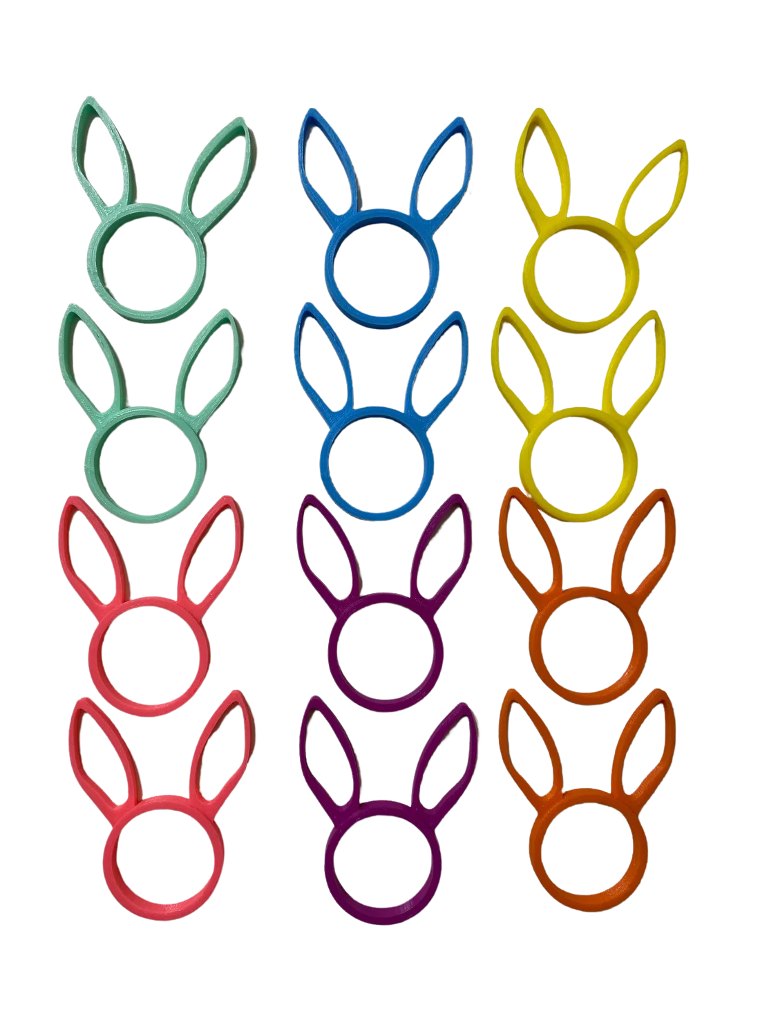 Bunny/Rabbit Ear Napkin Rings | Easter Tableware