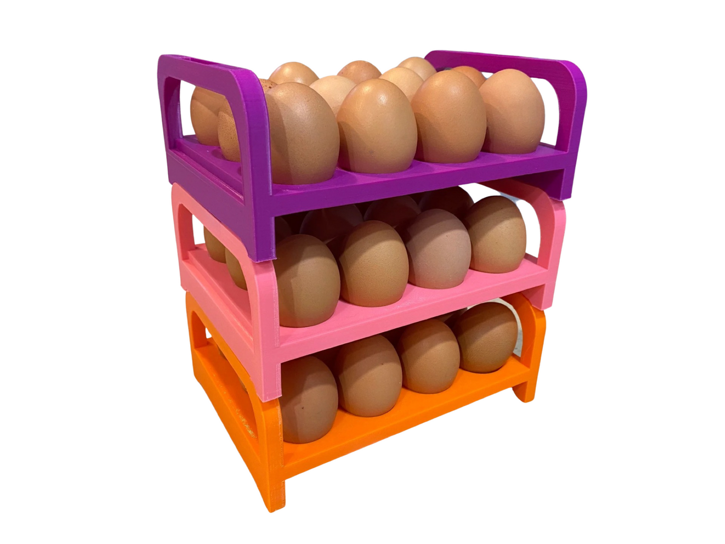 Stackable Egg Holder 3D Printed