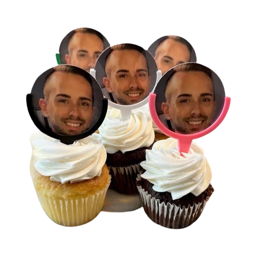 Cupcake Toppers with Face