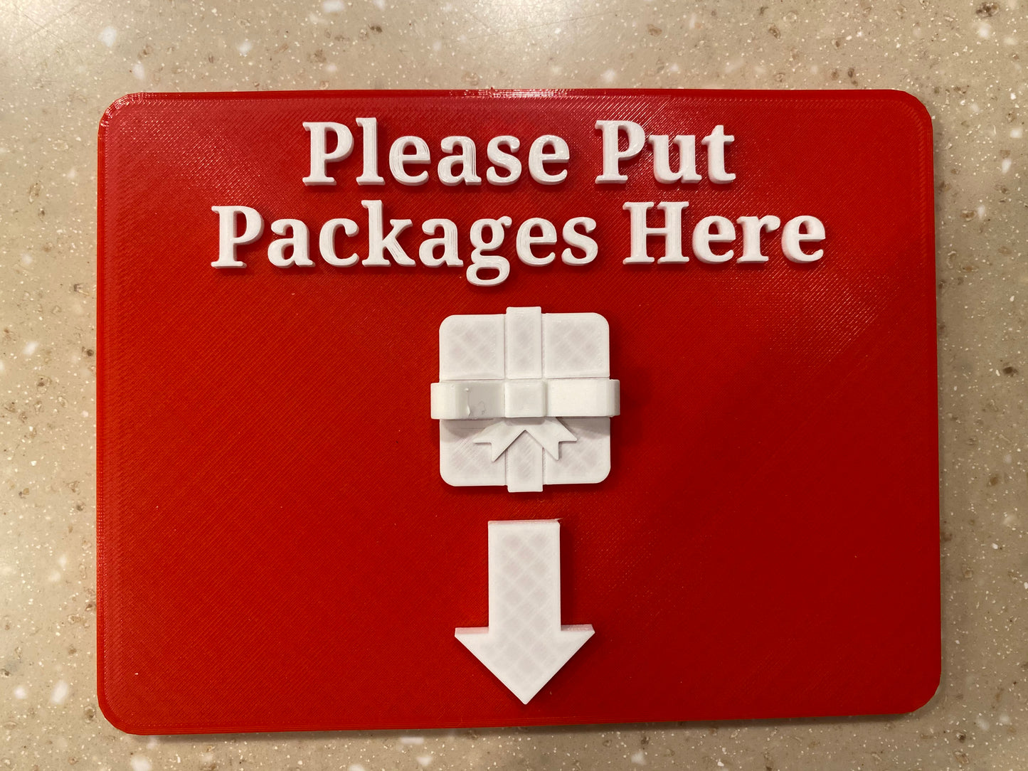 Package Delivery Sign Personalized