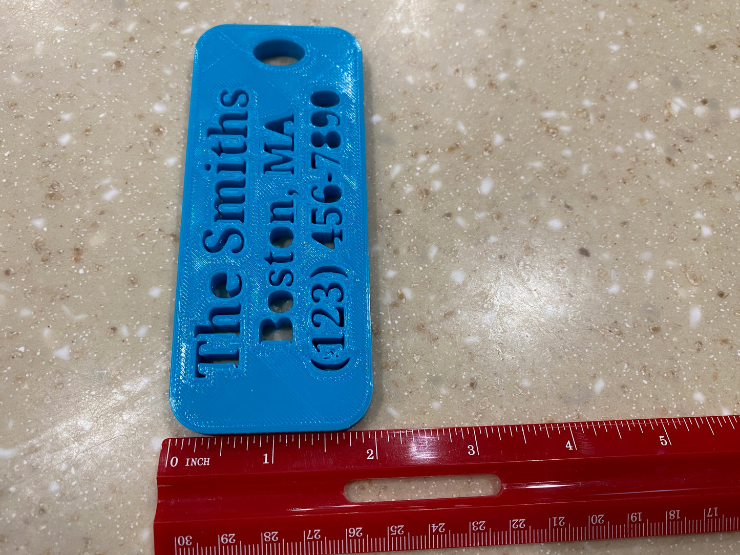 Luggage Tags Custom 3D Printed