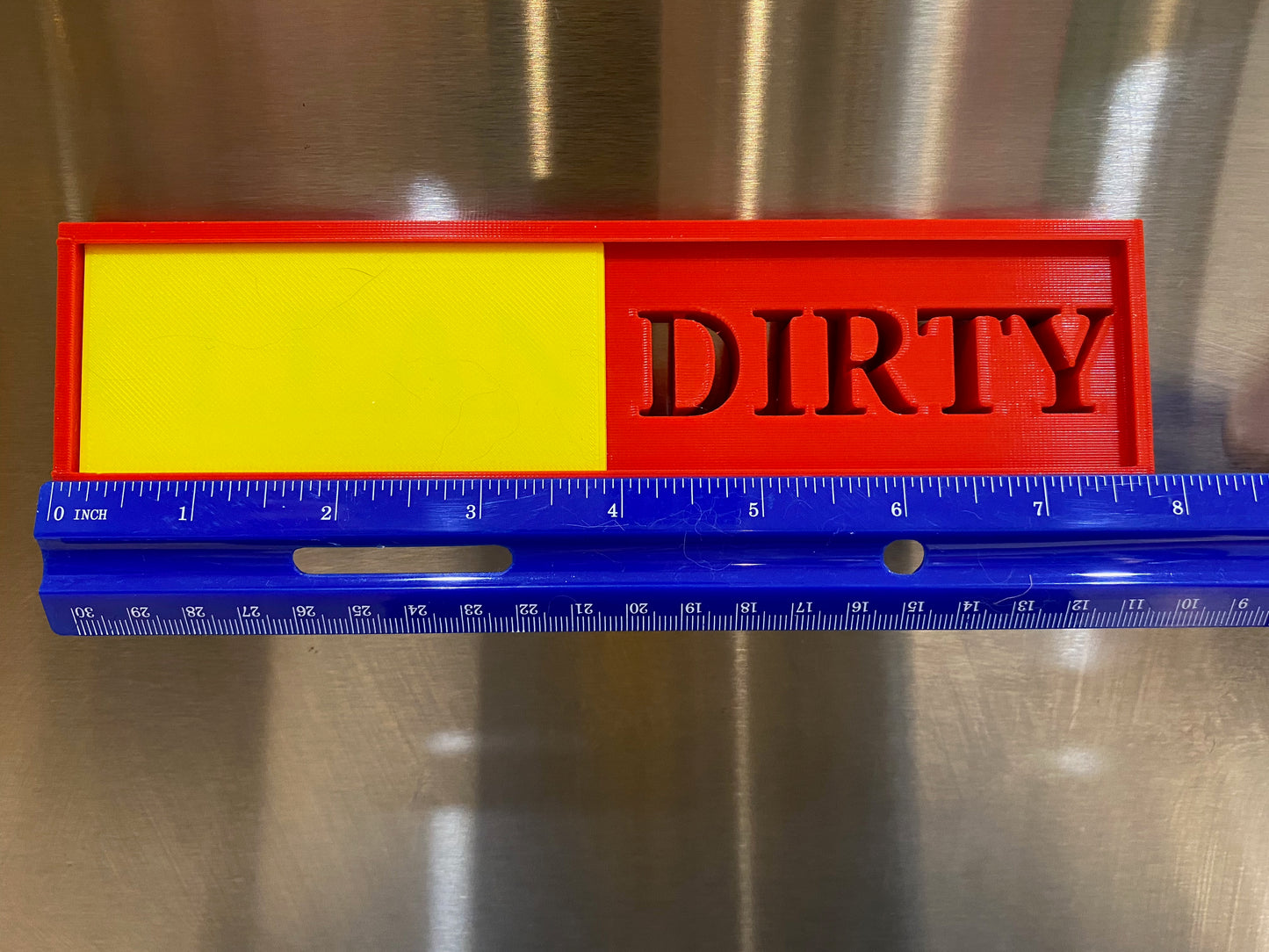 Clean/ Dirty Dishwasher Magnet | Sliding 3D Printed Magnet